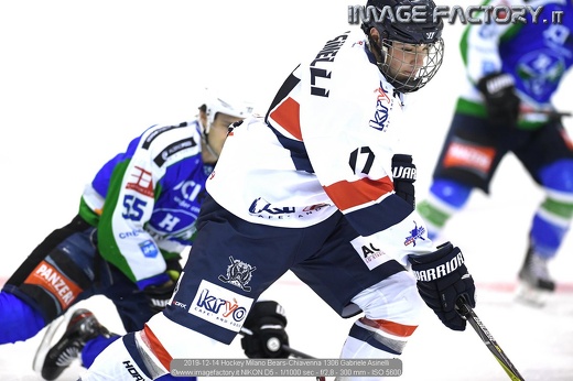 2019-12-14 Hockey Milano Bears-Chiavenna 1306 Gabriele Asinelli